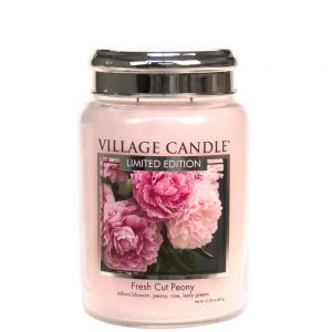 Village candle - Fresh cut peony - Čerstvo rezané pivonky 602g