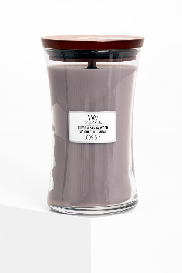 WoodWick - Suede and sandalwood 609g